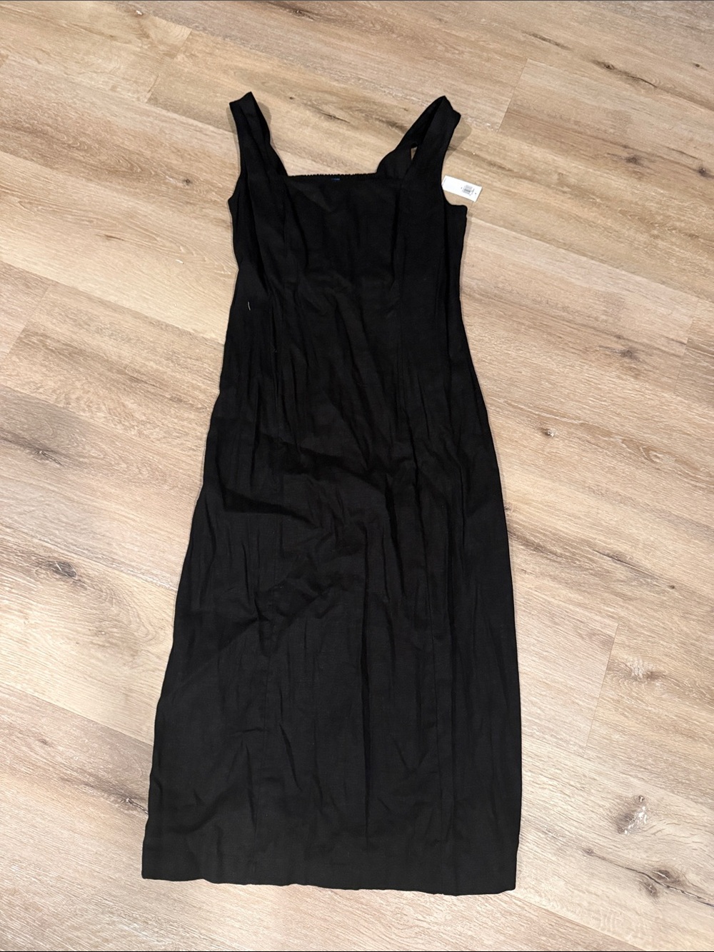 Old Navy Black Sleeveless Midi Dress